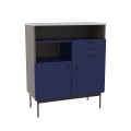021928-HUBSCH KONSOLA DARK BLUE/GREY