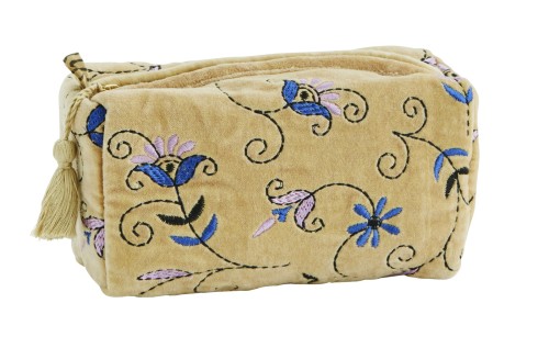 ae-ms-02b-MADAM STOLTZ HAFTOWANA KOSMETYCZKA Z AKSAMITU RĘCZNIE WYKONANA