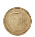 196075a-MADAM STOLTZ TACA OKRĄGŁA Z DREWNA