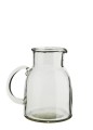 ak389-MADAM STOLTZ DZBANEK SZKLANY TRANSPARENTNY Z UCHWYTEM HAND