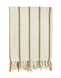 MADAM STOLTZ KOC PLED Z BAWEŁNY 