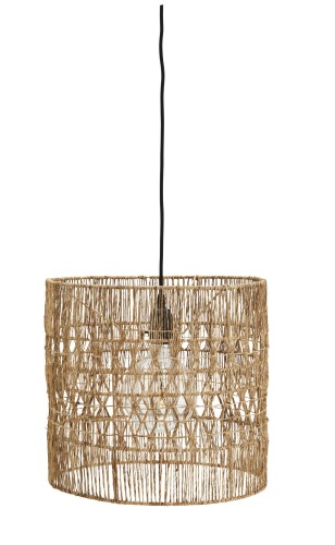 MADAM STOLTZ LAMPA WISZĄCA Z JUTY
