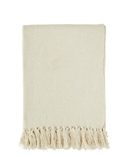 joth928b-MADAM STOLTZ KOC PLED NARZUTA Z FRĘDZLAMI