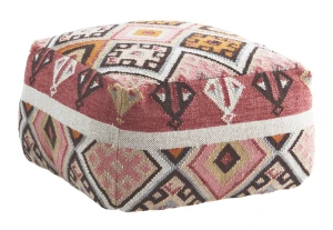 MADAM STOLTZ PUF Z RĘCZNIE TKANY