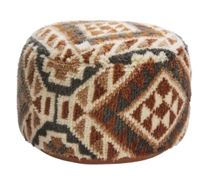 MADAM STOLTZ PUFA Z RĘCZNIE TKANA