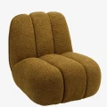 lsr25072mu-MADAM STOLTZ FOTEL BOUCLE KOLOR MUSZTARDOWY