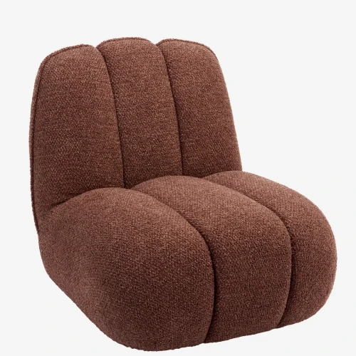 lsr25072or-MADAM STOLTZ FOTEL BOUCLE KOLOR ZGASZONY RÓŻ
