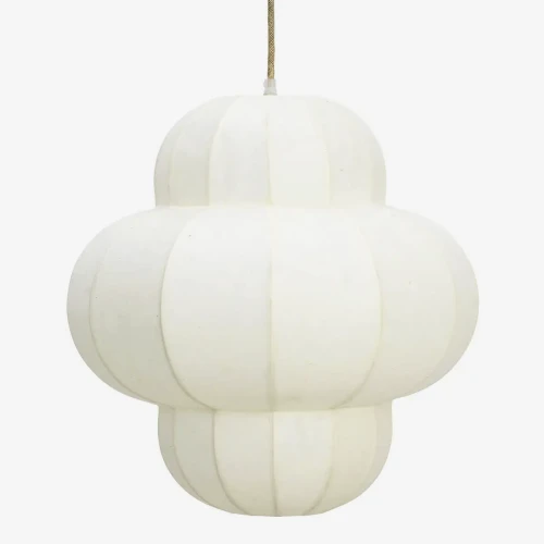 25013-MADAM STOLTZ LAMPA SUFITOWA Z PAPIERU STRUKTURALNEGO