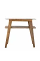 82069500-STOLIK LIVI DREWNO MANGO MARMUR CREATIVE COLLECTION