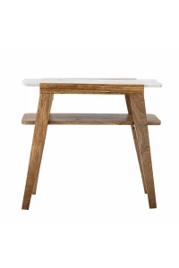 STOLIK LIVI DREWNO MANGO MARMUR CREATIVE COLLECTION