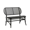 ŁAWKA Z OPARCIEM WICKY BLACK NORDAL_27242
