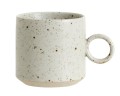 KUBEK GREINY Z PORCELANY Z UCHWYTEM NORDAL KOLOR PIASKOWY_57001