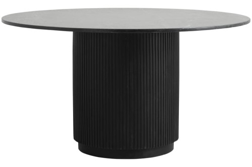 STÓŁ OKRĄGŁY ERIE Z MARMUROWYM BLATEM NORDAL śr. 140 cm_6946